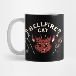 Angry Hellfire cat Mug